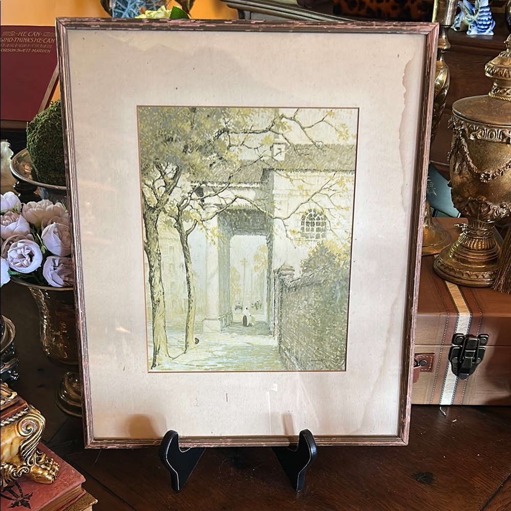 Vintage Charleston, S.C. Print by Alfred Hutty